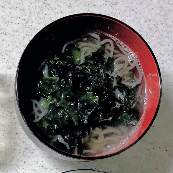 簡単！中華しらたきラーメン風